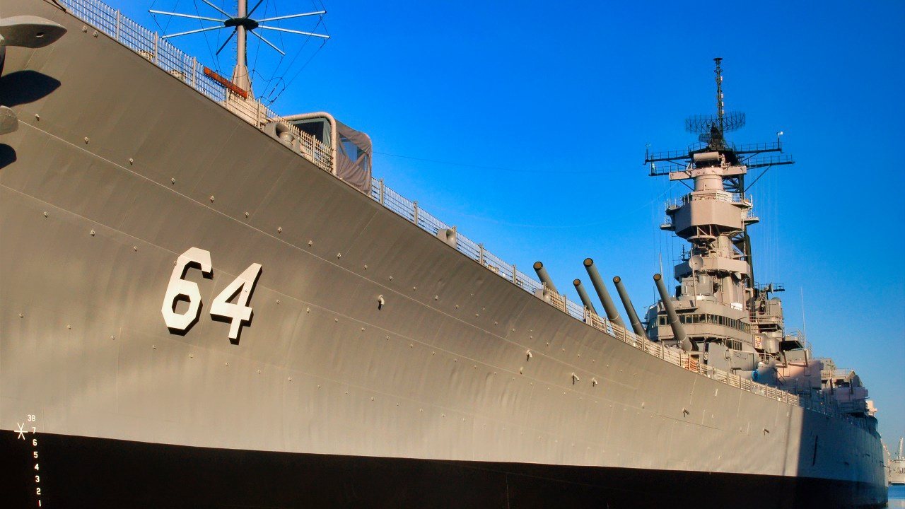 Battleship USS Wisconsin